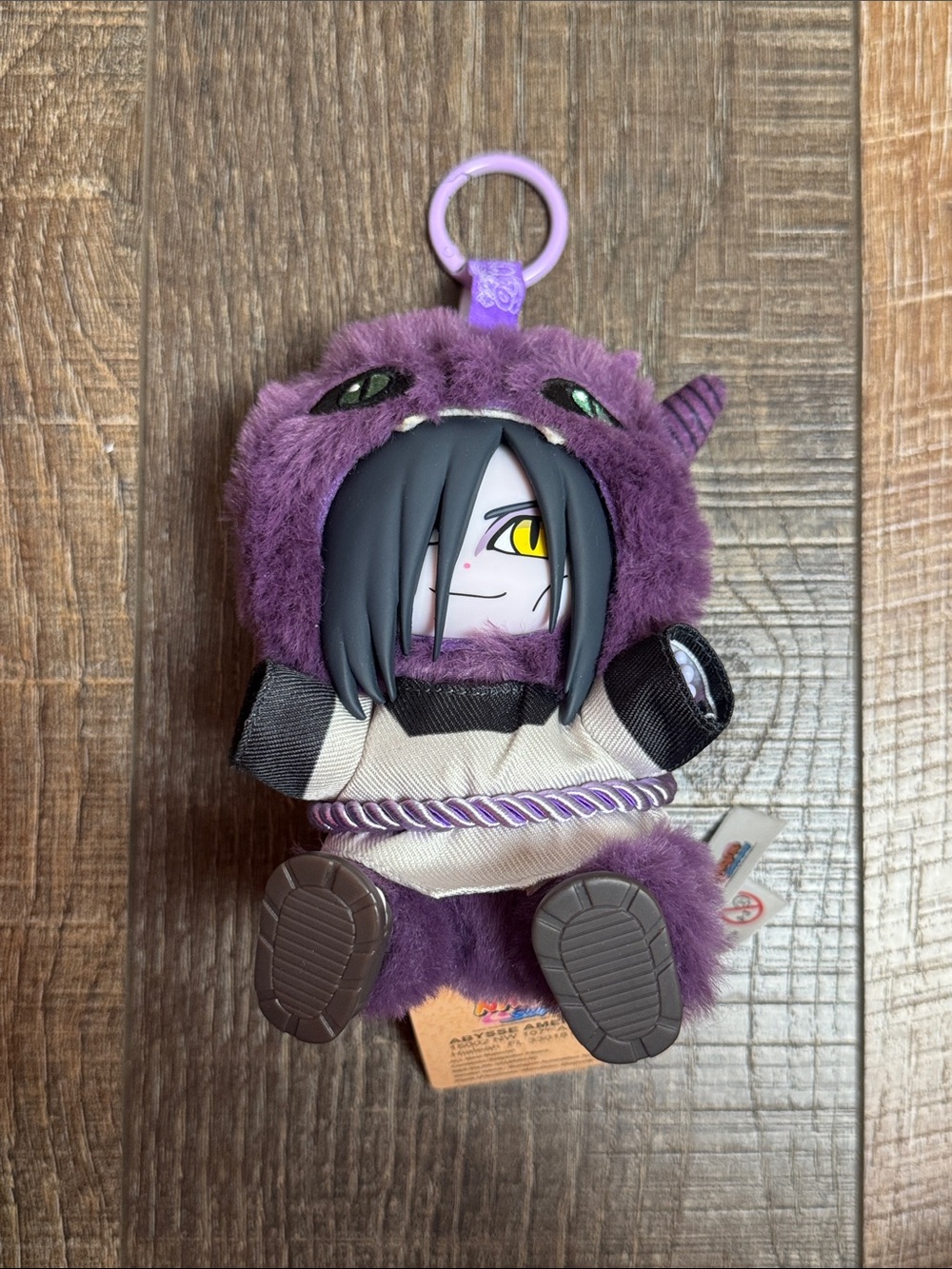 NWT Naruto Plush Figure Keychain